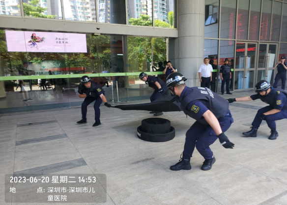 深圳市儿童医院开展涉医反恐防暴应急处置演