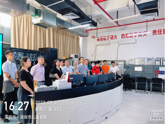 深圳市卫健委领导莅临深圳市儿童医院检查指